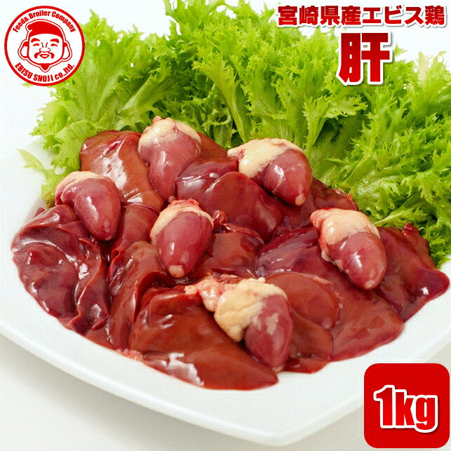 宮崎県産エビス鶏 肝 [1kg]■生鮮品