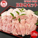 霧島鶏 バーベキューセット [1.5kg]■生鮮品■焼き鳥 鶏肉 お取り寄せグルメ 肉 【宮崎県産】【焼き鳥】【銘柄鶏】【メディア紹介】