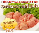 【エントリーでポイント5倍】宮崎県産エビス鶏 肩小肉[1kg⇒680円]■生鮮品■ お取り寄せグルメ 肉 【おためし】【宮崎県産】【九州】【鶏肉】 2