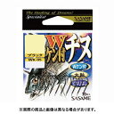 【メール便可】ささめ針 WK-05 Wケン付チヌ(ブラック) 4号