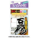 ささめ針 S-109 ちょい太豆アジ ピンク&ホワイトベイト 0.5号