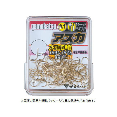 &nbsp; 在庫について 掲載中の商品の在庫に関しまして、表記と実際の在庫状況とはリアルタイムには連動しておりません。 ご注文を頂いた後、代理店在庫と弊社在庫を確認し、在庫確認メールにてご連絡させていただきます。 返品・交換できません。 弊社では、お客様の都合による返品・交換はお受けしておりません。 ※商品のカラーはディスプレイの種類等により、実物と異なって見える場合がございます。掲載商品の仕様、ロゴ等のデザインは改良のため、変更される場合がございます。また、メーカーが発表していない寸法についてはお答えすることができません。あらかじめご了承ください。ザ・ボックス　A1　アスカ オールマイティーなへら鈎です。 へら釣りに新しい風を吹き込んだベーシックフックです。軽量でありながらも高硬度・高靱性で、フトコロ強度、鈎先耐久性も抜群。四方角のフトコロ形状により、餌持ちと餌切れの良さを両立しました。さらにVヘッド搭載でハリス結節強度もアップ。9、10、11、12号は強烈な引きを見せる巨べらや野べら狙いがぐっと身近になります。 ■シャンパンゴールド 【Gape＆Shank〈フトコロ、軸〉】フトコロ四角軸：エサ持ちの良さ、エサ切れの良さ、フトコロ強度アップを高次元で実現。【Material〈材質〉】A1：釣鈎専用特殊新素材「A1」、「トーナメントグレイドワイヤー（T.G.W）」は抜群のフトコロ強度、耐摩耗性を誇ります。「A1」シリーズ、「トーナメントグレイドワイヤー」シリーズの基本性能は、「G-HARD（SHS鋼）」に限りなく近づきました。加工性に優れ、カエシ加工、平打ち加工等も問題なく、半スレタイプも自在です。また、カラーバリエーションにおいてもさまざまな展開が可能な素材です。【Eye Device〈チモト、アイ〉】ブイ・ヘッド：タタキ部分にV字型の溝加工により、ハリスを軸のセンターで固定。ハリスを押しつぶさず、結び目の回転を防止。さらに鈎の結び目部分でのラインのすべりを防止する「ラインロックシステム」をプラスすることで、安心と信頼の結び強度を確保。ハリスの性能を最大限引き出すことが可能。【シャンパンゴールド】：鈎先も鋭く軽量な極薄皮膜の金仕上げ。 ※商品のカラー等はディスプレイの種類等により、実物と異なって見える場合がございます。掲載商品の仕様、ロゴ等のデザインは改良のため、変更される場合がある事をご了承ください。※スペックはカタログ値です。※商品画像と商品名は必ずしも一致するものではありません。予めご了承ください。※ご注文確定後の返品・交換不可のためご注意ください。※発送目安：ご注文確定より最大で5営業日ほどかかる場合がございます。当社分類ワード【がまかつ】【仕掛け】【ヘラ】