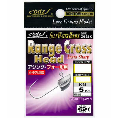 土肥富 odz ZH-38 レンジクロスヘッド M（4号） KN 1.3g