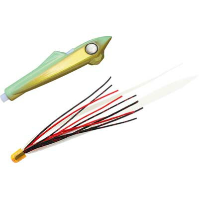 【メール便可】ジャッカル ビンビンロケット 30g F196 チャートグローゴールド/超ケイムラT+