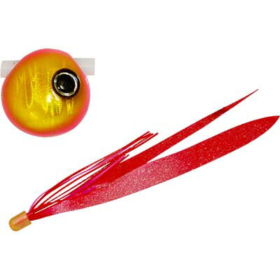 【メール便可】ジャッカル 鉛式ビンビン玉スライド 45g F180 ピンクゴールド/レッ...