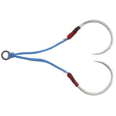 【メール便可】ジャッカル バンブルズジグスロー フック ロング ＃3/0(35mm) 2SET