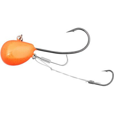 【メール便可】ジャッカル 鉛式ビンビンテンヤ鯛夢 12号 45g F-0006 オレンジゴールドフレーク