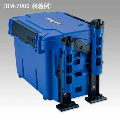 エビススリーの明邦化学工業 ロッドスタンド BM-230N ブルー×ブラック｜アングル2