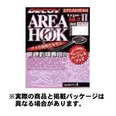【メール便可】カツイチ エリアフック タイプII (Area Hook TypeII) AH-2 #8 8本入 Mat Black ハリ