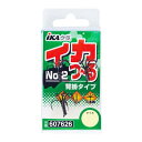 カツイチ IKAクラ イカつ〜るNo.2 IS-52 L 3個入 黒 仕掛け