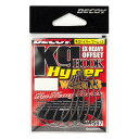 カツイチ ワーム13 キロハイパー (Worm13 Kg Hyper) #1 8本入 NS Black フック