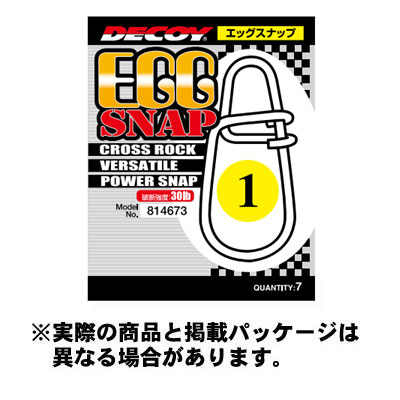 楽天エビススリー【メール便可】カツイチ EGG Snap （エッグスナップ） SN-3 #5 7個入 NS Black 小物