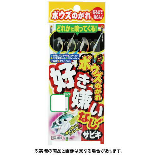 ささめ針 X-007 ボウズのがれ 好き嫌いなしサビキ 6号