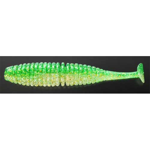 【メール便可】一誠 海太郎 キャラメルシャッド 3.5in 6本入 #027 ミドキン ワーム