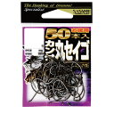 【メール便可】ささめ針 05VRI 50本入 カン付丸セイゴ 黒 14