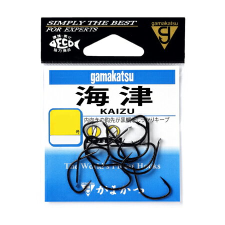 【メール便可】がまかつ 海津 黒 バラ 13号 14本入
