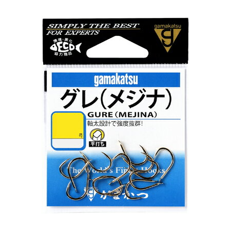 【メール便可】がまかつ グレ(メジナ) 金 バラ 11号 12本入