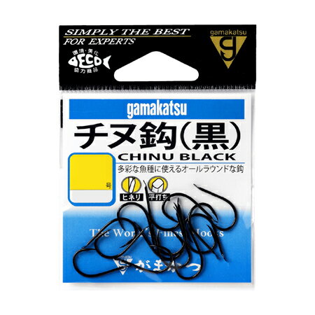 【メール便可】がまかつ チヌ 黒 バラ 9号 10本入