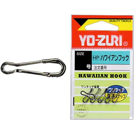 【メール便可】デュエル [HP] ハワイアンフック 黒 1号(13.9mm)
