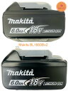 マキタ Makita 国内 正規品 純正リチウムイオン バッテリーBL1860B 2個セット 18V 6.0Ah A-60464数量限定 DC18RF 急速充電 