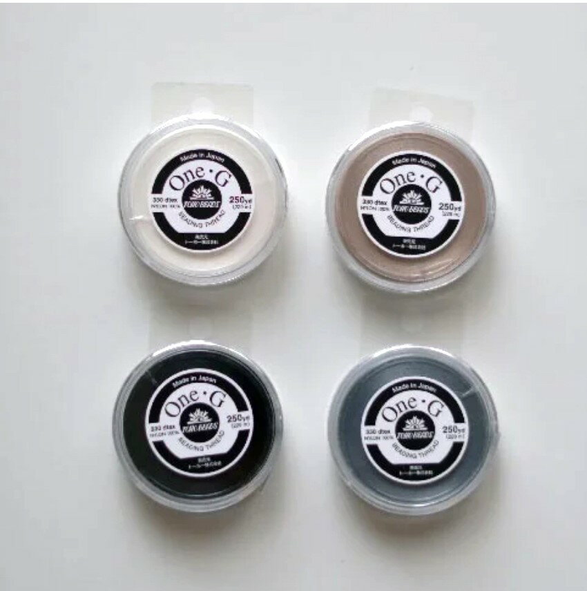 TOHO 徳用 ビーズステッチ専用糸 こころのおやつ 手芸用 糸 ビーズ刺しゅう 250ヤード(約229m巻 ) (クラフト\手芸材料)oui-ji-toho-40-250