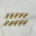 バッグ用 ナスカン 内径9mm 10個入 おうち時間 こころのおやつ 手芸 (入り数 10個 )素材 ダイキャスト(-A)