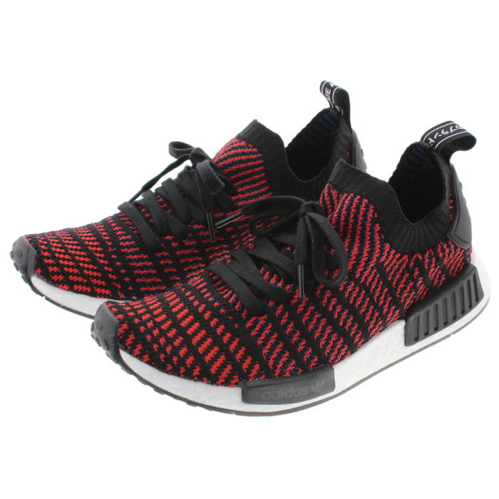 アディダス adidas スニーカー エヌエムディー アールワン STLT プライムニット NMD_R1 STLT PK コアブラック/レッド/ブルー CQ2385 【FMOF】