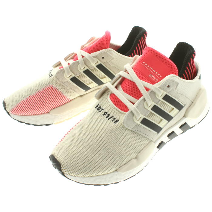 アディダス adidas スニーカー エキップメント サポート 91/18 EQT SUPPORT 91/18 オフホワイト/コアブラック/ショックレッド CM8648 