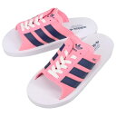 アディダス adidas サンダル ガゼルビーチスライド GAZELLE BEACH SLIDES ブリスピンク/ダークブルー/クラウドホワイト JQ7445【GJOH】