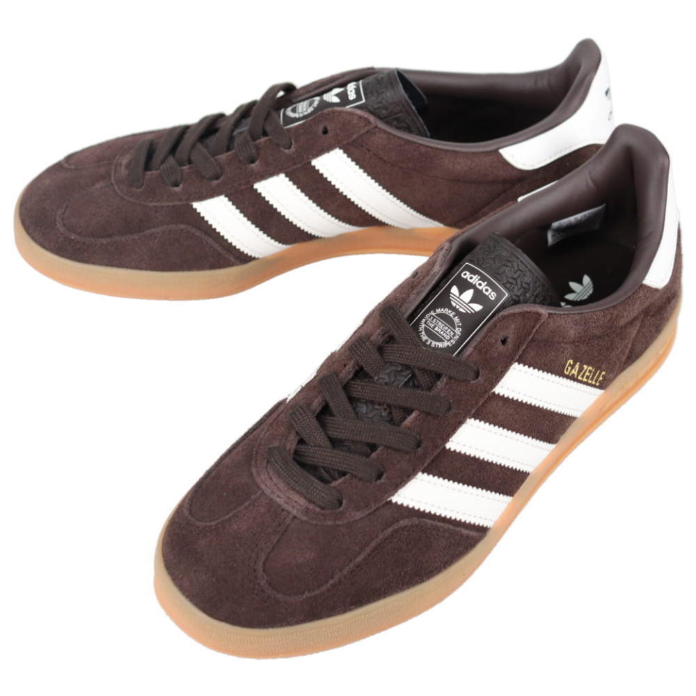 乐天商城 - 5月限定！最大全額ポイント還元※要エントリー アディダス adidas スニーカー ガゼル インドア GAZELLE INDOOR オーロラコーヒー/コアホワイト/ガム HQ5152【GKOF】