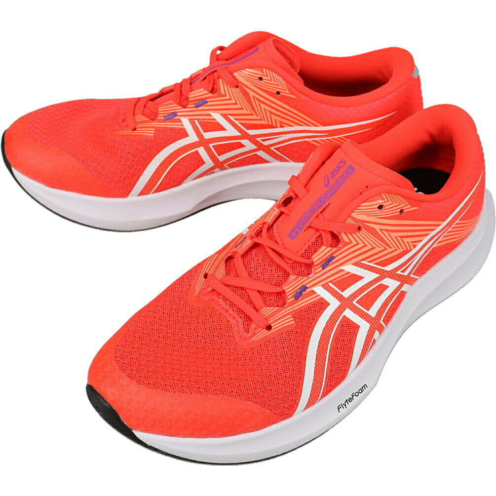 アシックス asics スニーカー メンズ ハイパー スピード 5 ワイド HYPER SPEED 5 WIDE フラッシュレッド/ホワイト 1011C082-600【GJOL】
