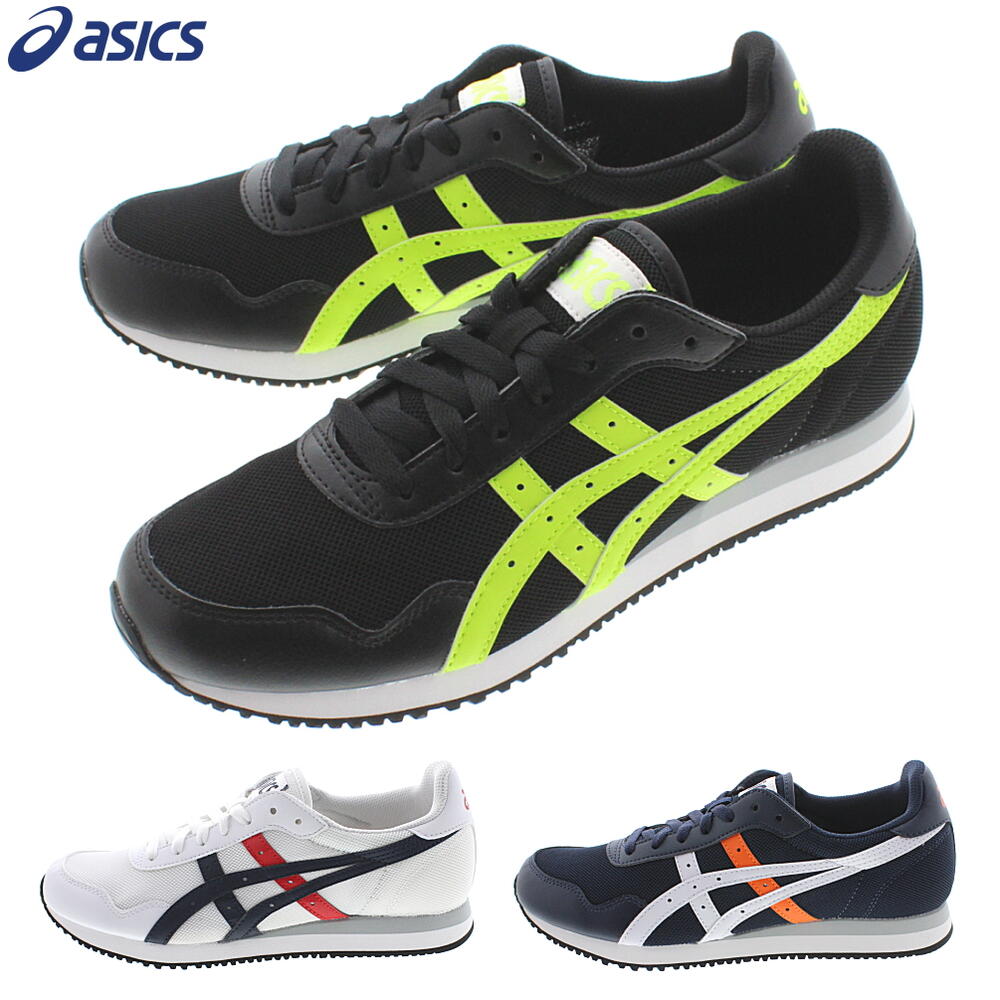 定番 アシックス asics スニーカー タイガー ランナー TIGER RUNNER 1201A093 ブラック/ハザードグリーン(001/K) ホワイト/ミッドナイト(100) ミッドナイト/ホワイト(400) 【GOFG】