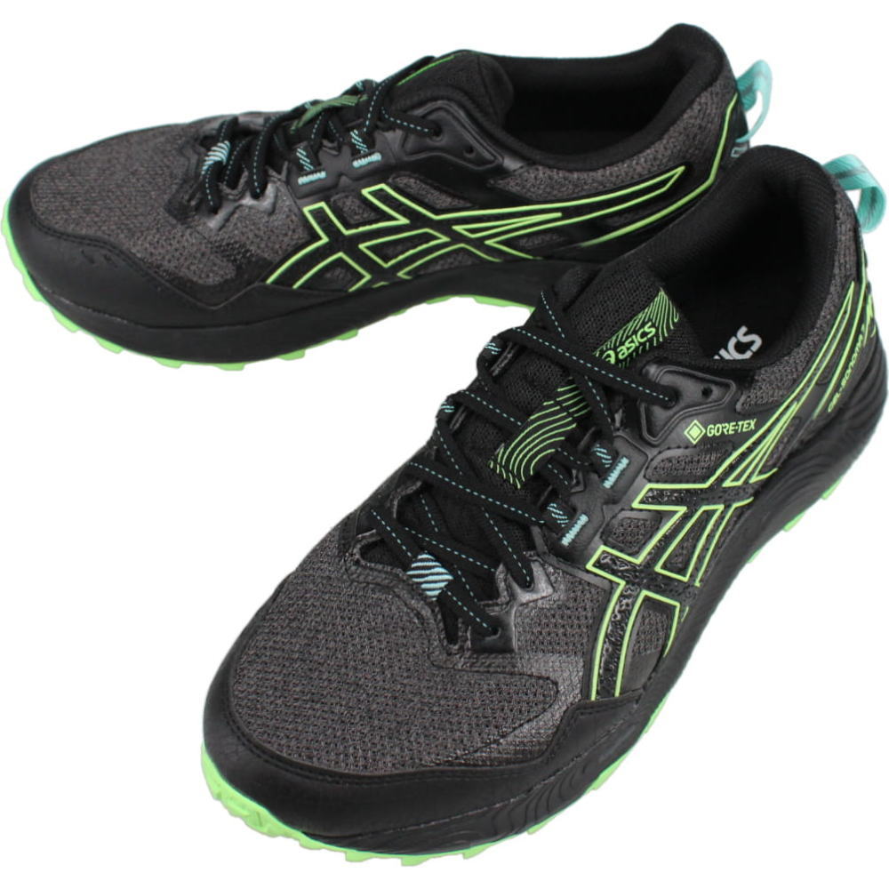 アシックス asics スニーカー メンズ ゲル ソノマ 7 ゴアテックス GEL-SONOMA 7 GTX ブラック/イルミネートグリーン 1011B593-004【GIOF】