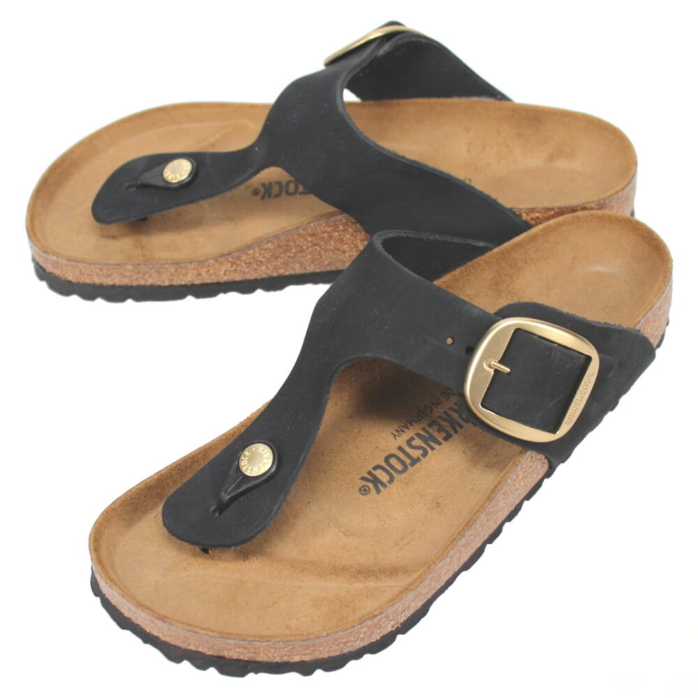 ビルケンシュトック BIRKENSTOCK サンダル ギゼ ビッグ バックル Gizeh Big Buckle ブラック 1024019 レギュラー幅