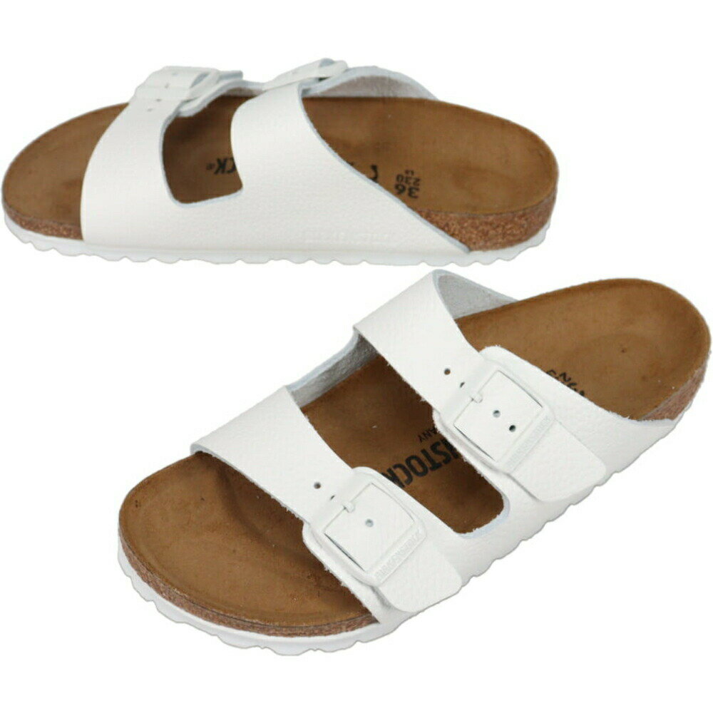 3月限定！最大全額ポイント還元※要エントリー ビルケンシュトック BIRKENSTOCK サンダル アリゾナ Arizona ホワイト 1025061 ナロー幅【GJOH】