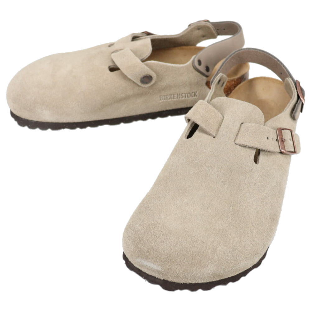 4月限定！最大全額ポイント還元※要エントリー ビルケンシュトック BIRKENSTOCK サンダル トキオ 2 スウェード Tokio II Suede トープ レギュラー幅 1028287【GJOL】(4.0)