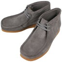 クラークス Clarks カジュアルシューズ ワラビー エヴォリューション ブーツ Wallabee EVO BT グレースウェード 26174938【GHOG】