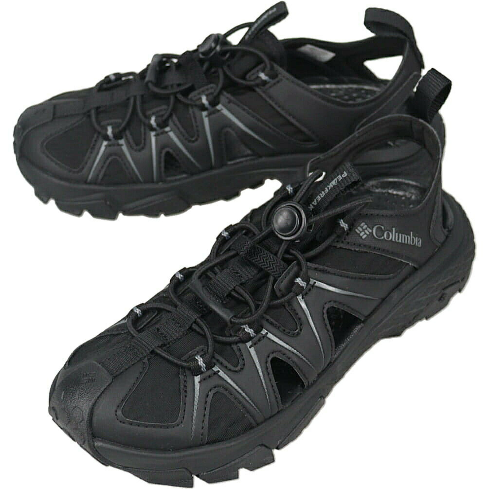 乐天商城 - コロンビア Columbia スニーカー ピークフリーク ラッシュ シャンダル PEAKFREAK RUSH SHANDAL ブラック/グレースチール BL0341-011【GKOH】