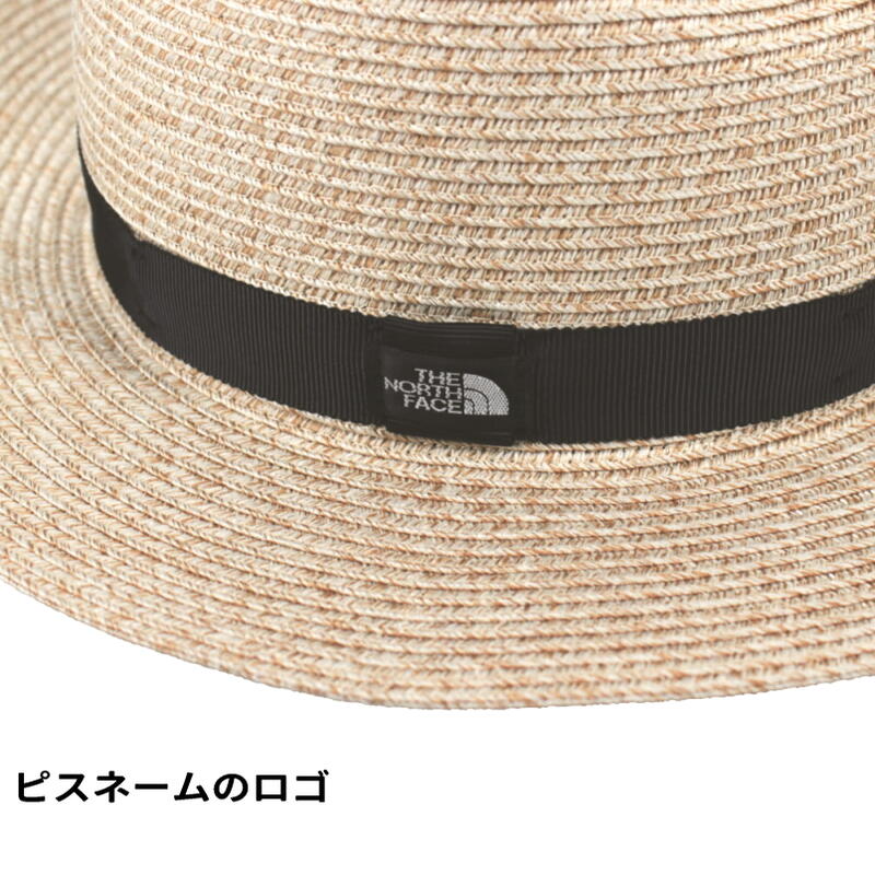 ノースフェイス THE NORTH FACE 麦わら帽子 ウォッシャブル マウンテン ブレイド ハット ユニセックス Washable Mountain Braid Hat ナチュラルベージュ NN02237 NB［C］【GGOJ】