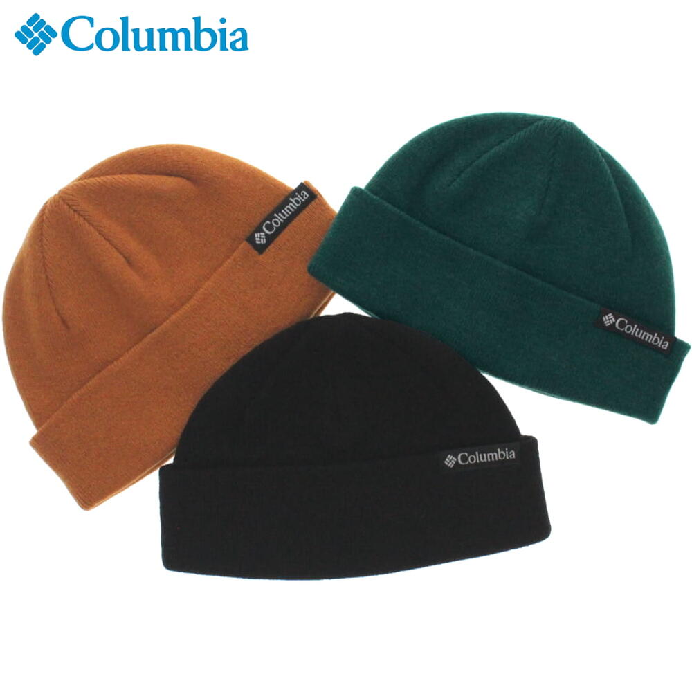 コロンビア コロンビア Columbia 帽子 プレストンクリークショートニットキャップ PRESTON CREEK SHORT KNIT CAP PU5596 010(ブラック) 370(スプルース) 858(ウォームカッパー)［CP］【GGOM】