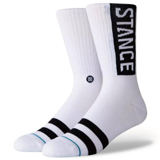 スタンス STANCE ソックス 靴下 OG ホワイト M556D17OGG WHT メンズ レディース ユニセックス 【GIOL】 スタンス STANCE ソックス 靴下 OG ホワイト M556D17OGG WHT メンズ レディース ユニセックス 【GIOL】