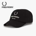 【エントリーでポイント最大4倍】フレッドペリー FRED PERRY 帽子 Cotton Canvas Branded Cap HW8667 102(BLACK...