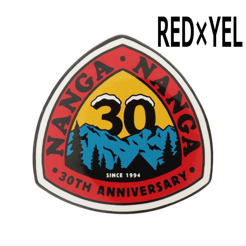 【ポイント最大47倍！お買い物マラソン】ナンガ NANGA 30イヤー アニバーサリー ステッカー 30TH ANNIVERSARY STICKER NA2443-3G202-A［C］【GION】