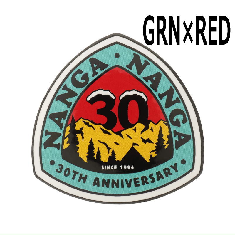 【ポイント最大47倍！お買い物マラソン】ナンガ NANGA 30イヤー アニバーサリー ステッカー 30TH ANNIVERSARY STICKER NA2443-3G202-A［C］【GION】