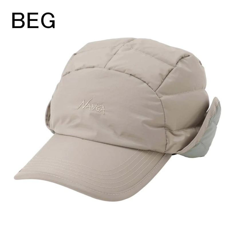 【ポイント最大47倍！お買い物マラソン】ナンガ NANGA オーロラ テックス ダウン ダック ビル キャップ AURORA TEX DOWN DUCK BILL CAP ブラック モカグレー ベージュ BLK MGRY BEG NA2441-3B102-A［C］【GIFO】