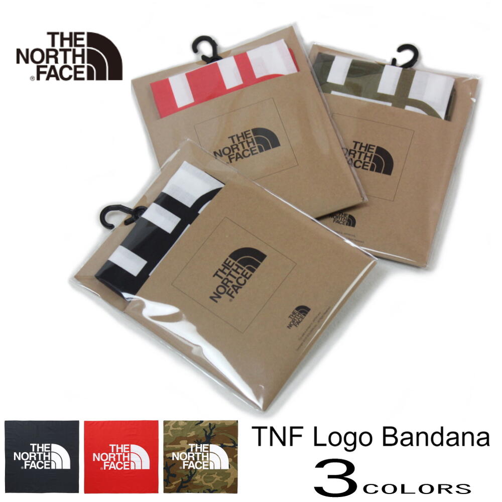 ノースフェイス THE NORTH FACE TNFロゴバンダナ TNF Logo Bandana NN22000 K(ブラック) TR(TNFレッド) WC(ウッドランドカモ) ［T］［C］【GFOF】[QQ]