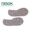 【最大100%ポイントバック※要エントリー】ラソックス rasox 靴下 スプラッシュ・カバー CA141CO01 307(パステルミックス) 【GIOH】