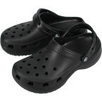 クロックス crocs サンダル ウィメンズ クラシック プラットフォーム クロッグ WOMEN'S CLASSIC PLATFORM CLOG ブラック 206750 001【GGOK】