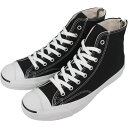 コンバース スニーカー ジャックパーセル バックジップ RH ハイ ブラック CONVERSE JACK PURCELL BACKZIP RH HI BLACK 1SC976【GGOJ】