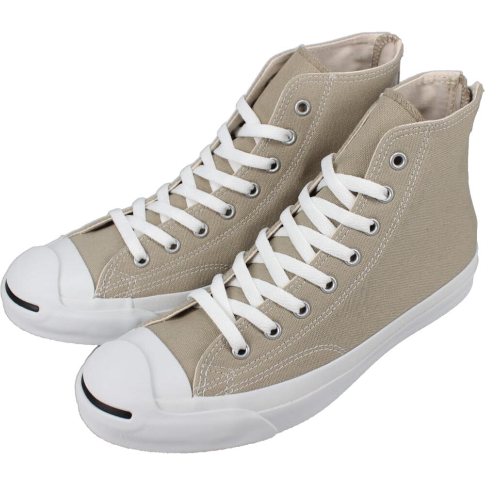 コンバース スニーカー ジャックパーセル バックジップ RH ハイ グレージュ CONVERSE JACK PURCELL BACKZIP RH HI GREIGE 1SC975【GGOJ】